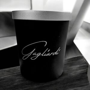 Enlightened Orchid | Matte Black Soy Candle with Silver Lid.